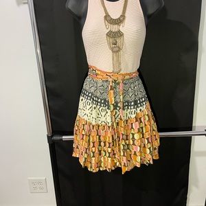 Free People Tribal mini Skirt